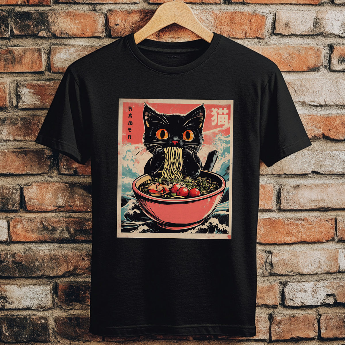 Japanese Cat Ramen Shirt