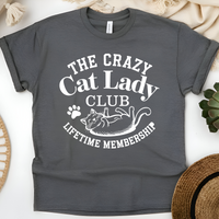 Load image into Gallery viewer, Crazy Cat Lady Club Lifetime Membership Unisex Shirt
