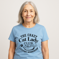 Load image into Gallery viewer, The Crazy Cat Lady Club Premium Shirt
