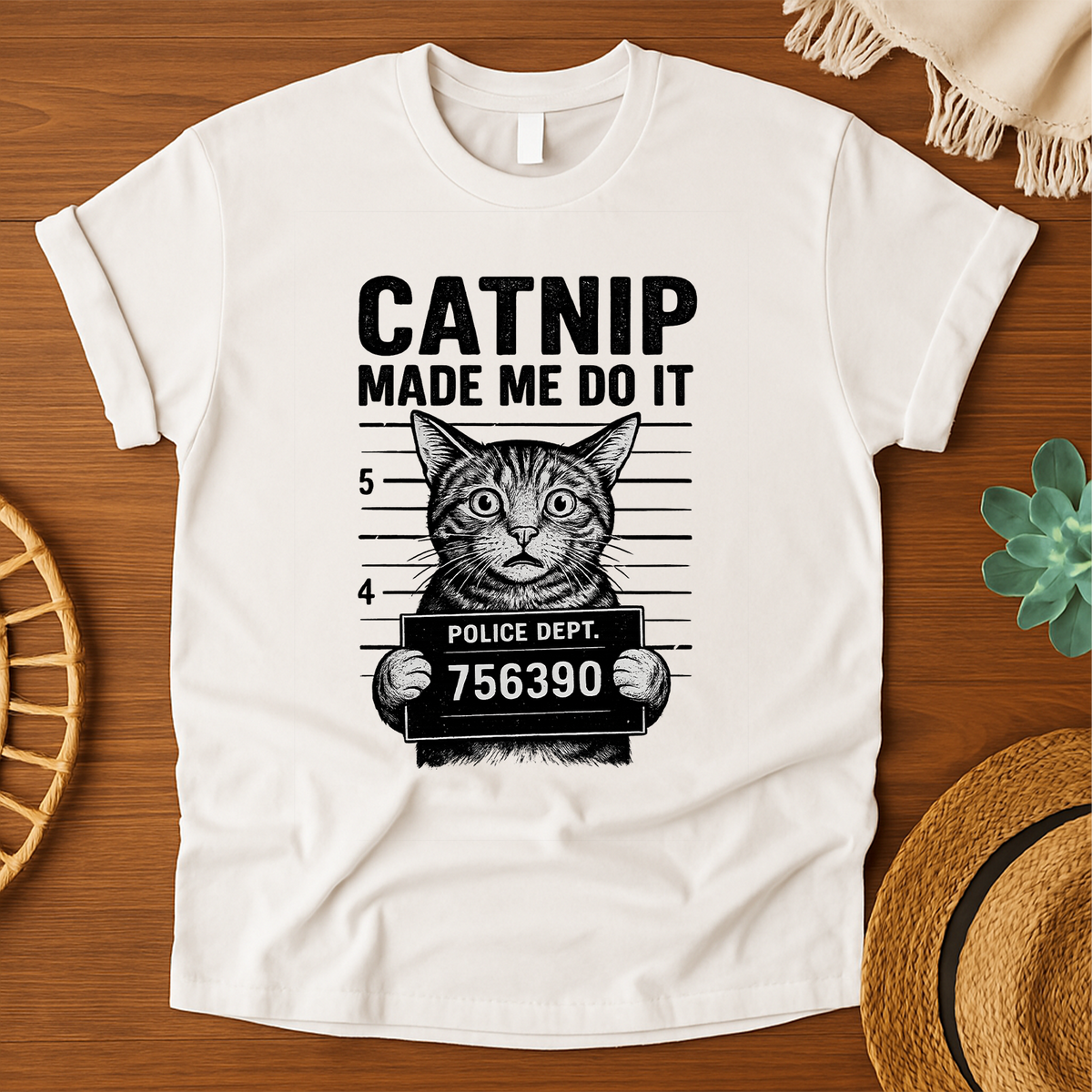 Catnip Made Me Do It Unisex Shirt