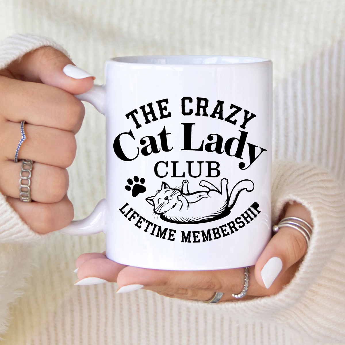 The Crazy Cat Lady Club Coffee Mug